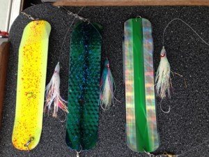 Flashers & Hootchies work great for Protection Island salmon